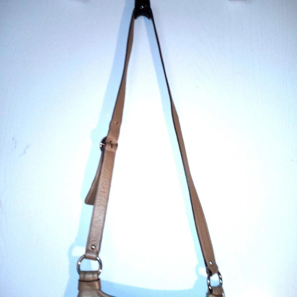 COACH Leather Crossbody Bag Penelope  Slim Champagne Metallic  F16533  Hipster